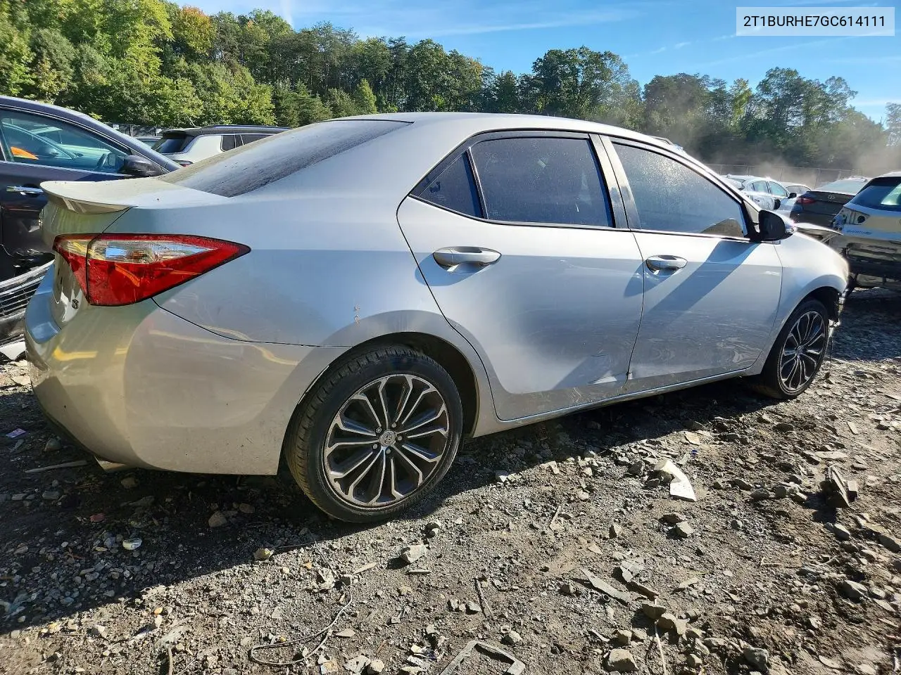 2016 TOYOTA COROLLA VIN 2T1BURHE7GC614111 — фото 3