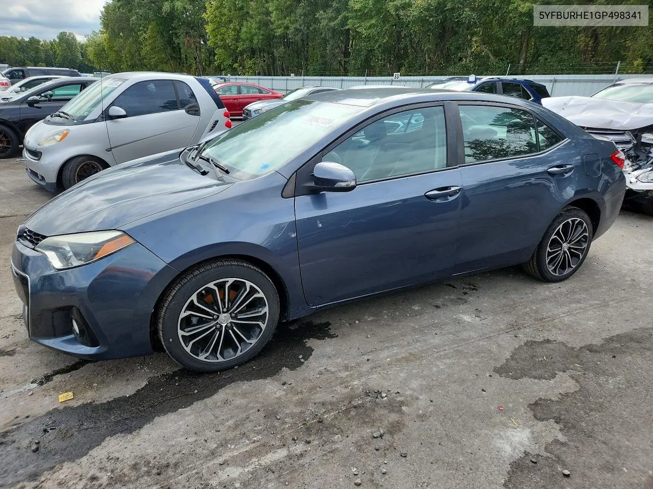 TOYOTA COROLLA 2016, VIN 5YFBURHE1GP498341