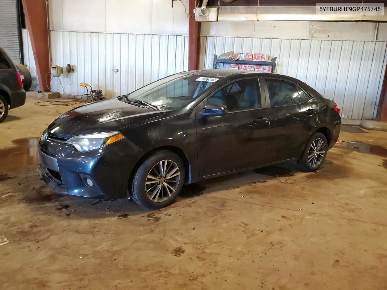 TOYOTA COROLLA 2016, VIN 5YFBURHE9GP475745