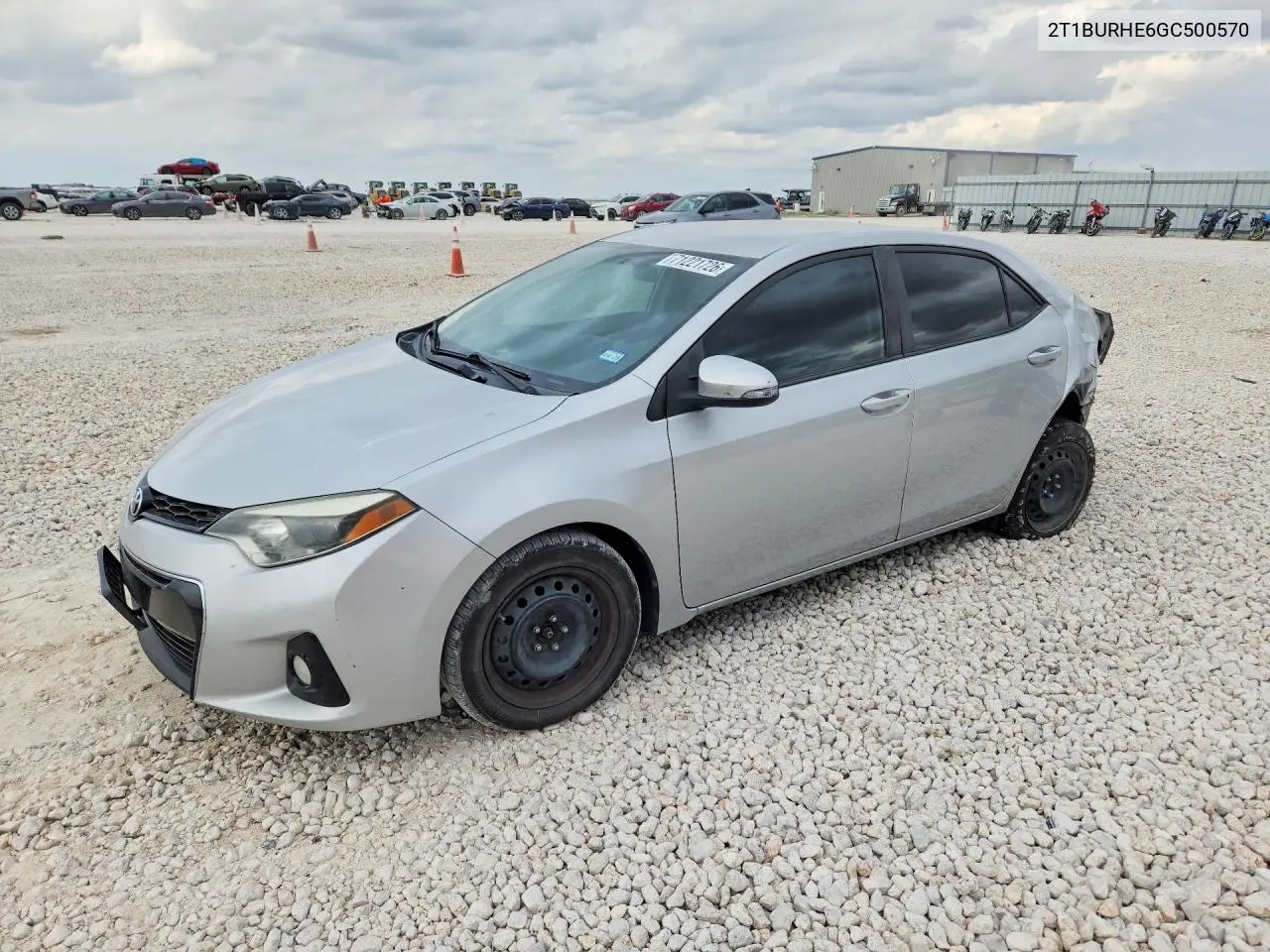 TOYOTA COROLLA 2016, VIN 2T1BURHE6GC500570