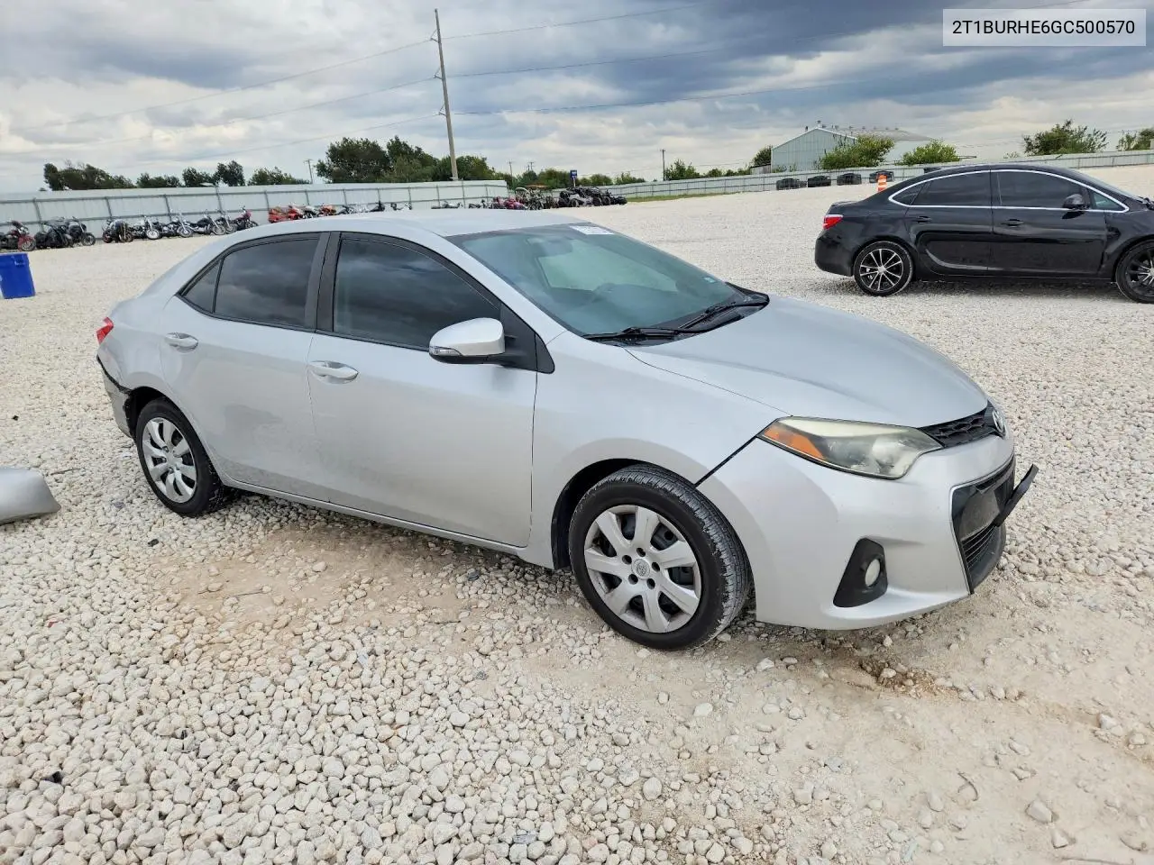 2016 TOYOTA COROLLA VIN 2T1BURHE6GC500570 — фото 4