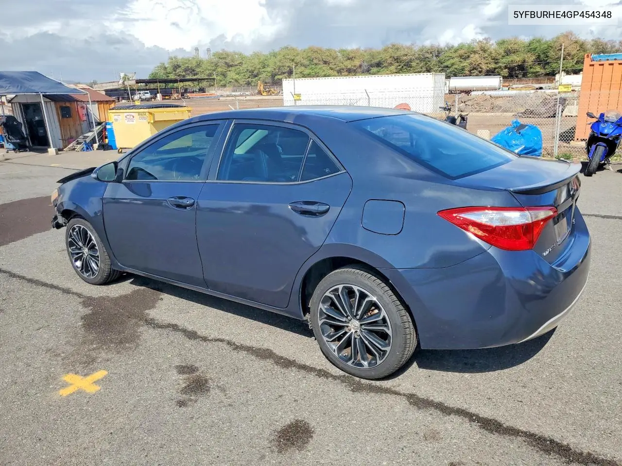 2016 TOYOTA COROLLA VIN 5YFBURHE4GP454348 — фото 2