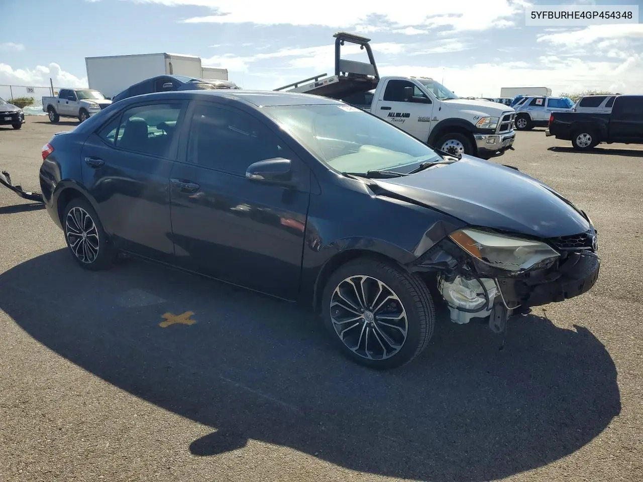 2016 TOYOTA COROLLA VIN 5YFBURHE4GP454348 — фото 4