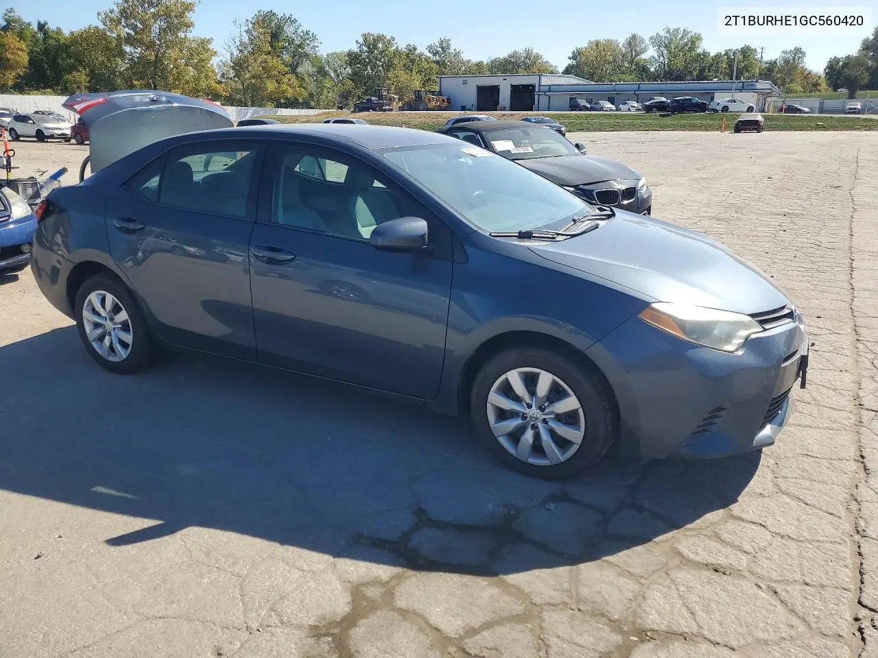 2016 TOYOTA COROLLA VIN 2T1BURHE1GC560420 — фото 4