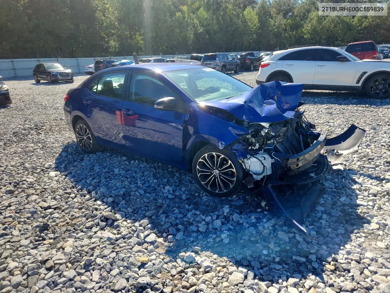 2016 TOYOTA COROLLA VIN 2T1BURHE0GC559839 — фото 4