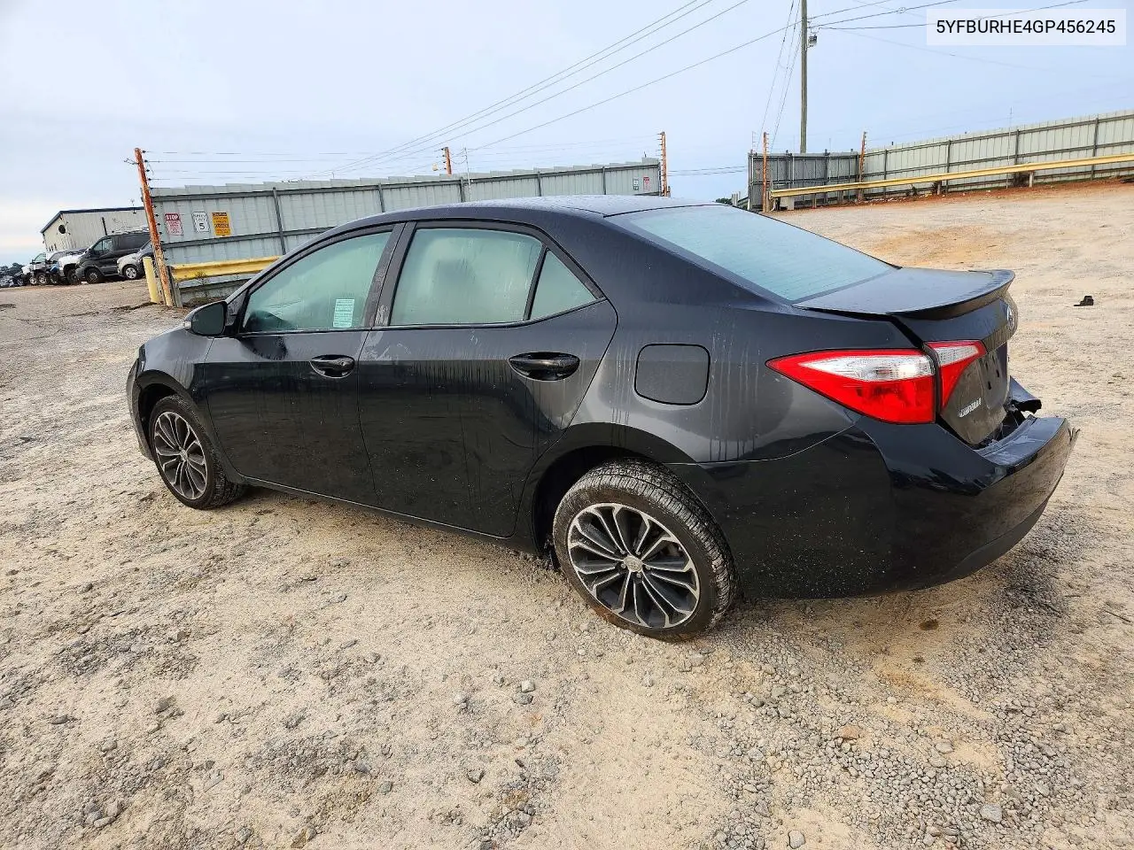 2016 TOYOTA COROLLA VIN 5YFBURHE4GP456245 — фото 2
