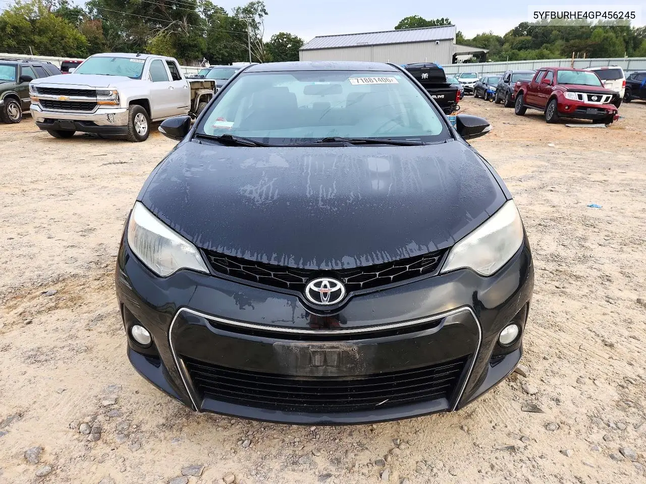 2016 TOYOTA COROLLA VIN 5YFBURHE4GP456245 — фото 5