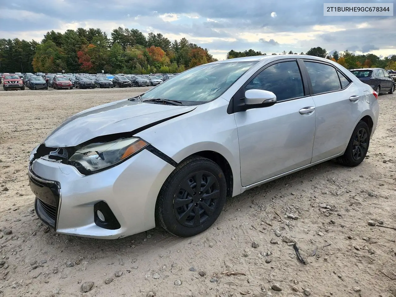 TOYOTA COROLLA 2016, VIN 2T1BURHE9GC678344