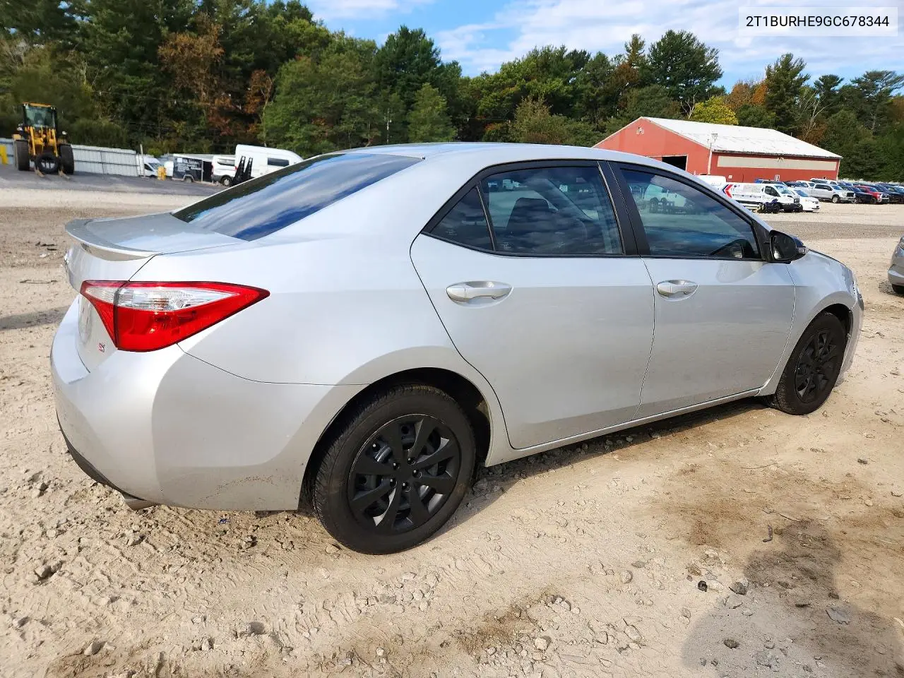 2016 TOYOTA COROLLA VIN 2T1BURHE9GC678344 — фото 3