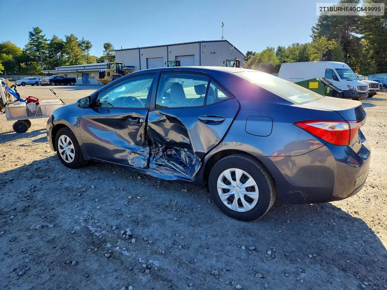 2016 TOYOTA COROLLA VIN 2T1BURHE4GC649995 — фото 2