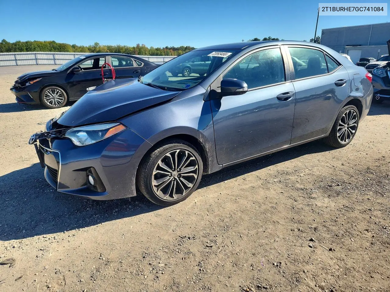 TOYOTA COROLLA 2016, VIN 2T1BURHE7GC741084