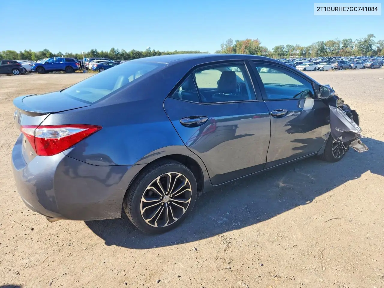 2016 TOYOTA COROLLA VIN 2T1BURHE7GC741084 — фото 3