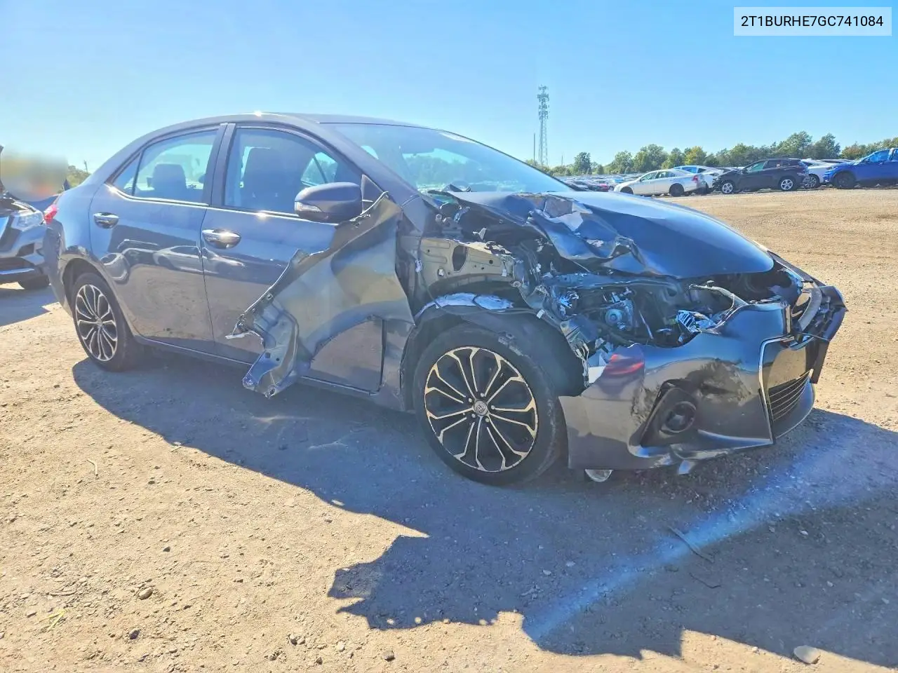 2016 TOYOTA COROLLA VIN 2T1BURHE7GC741084 — фото 4