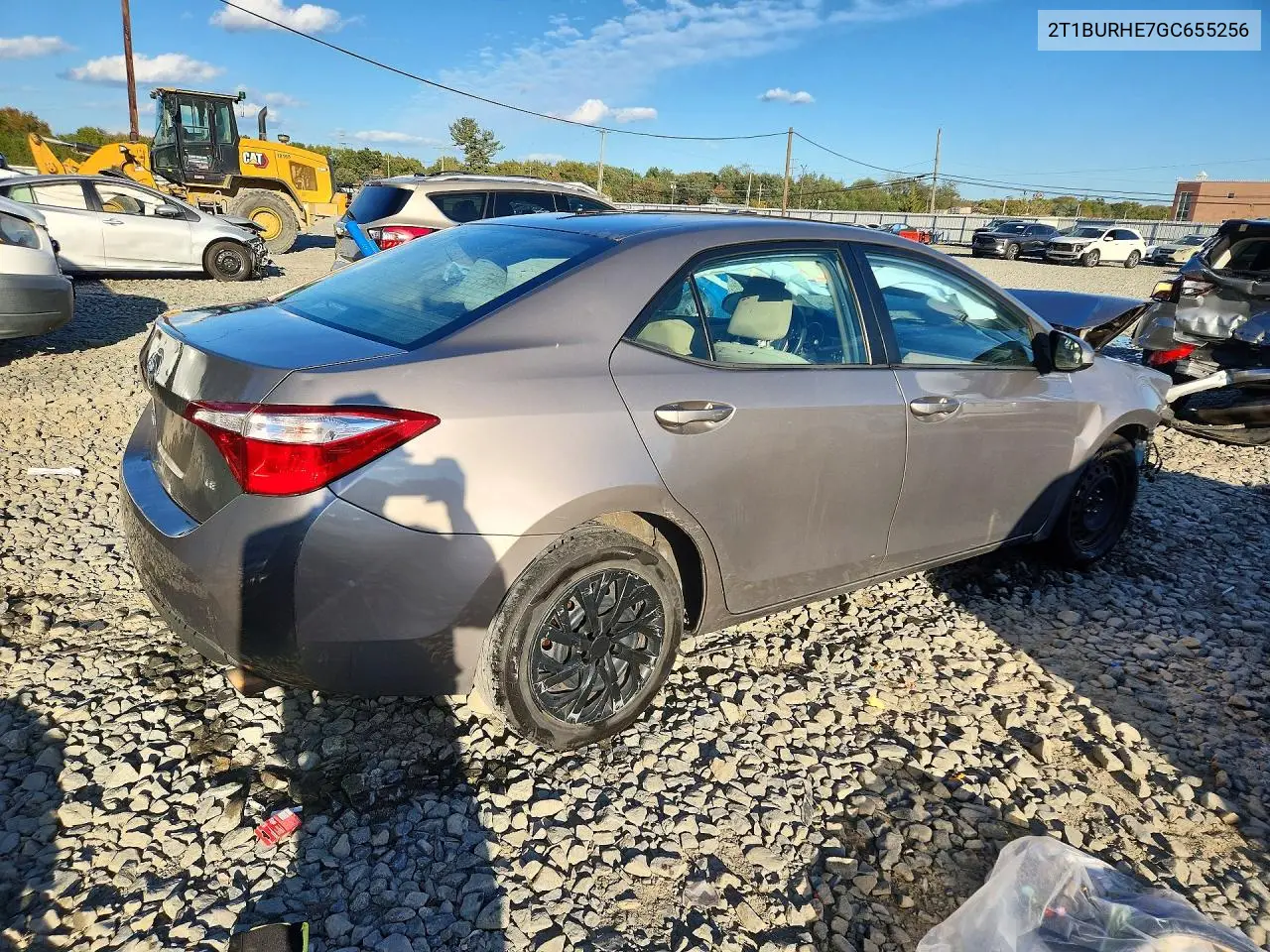 2016 TOYOTA COROLLA VIN 2T1BURHE7GC655256 — фото 3