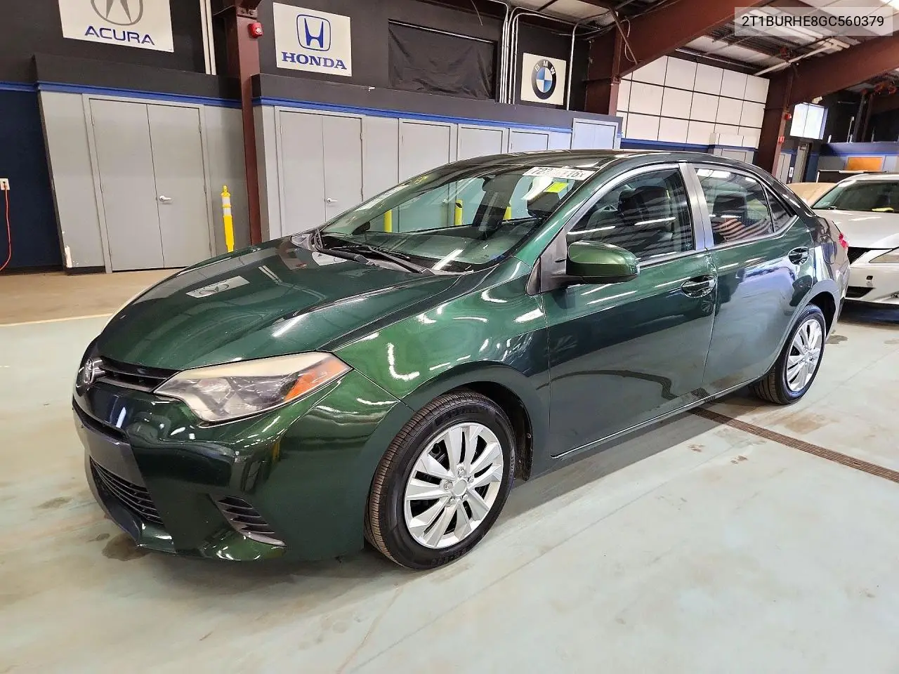 TOYOTA COROLLA 2016, VIN 2T1BURHE8GC560379
