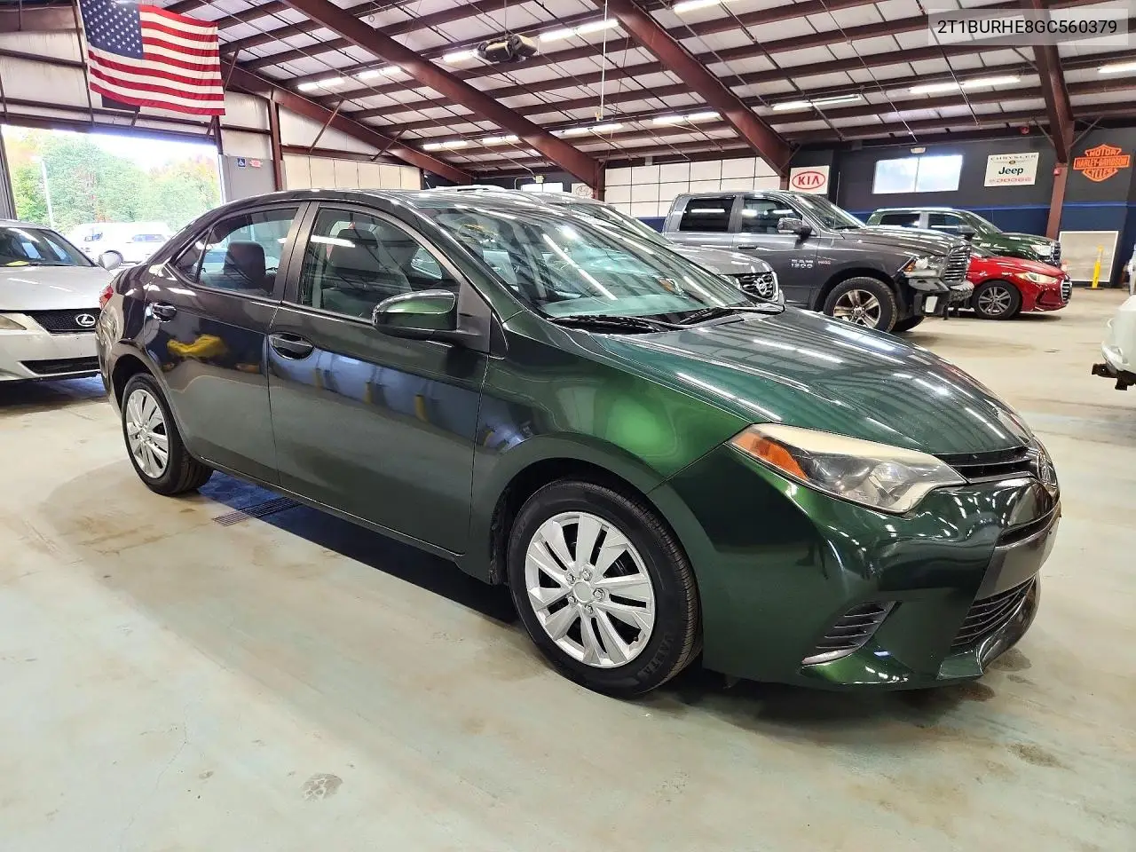 2016 TOYOTA COROLLA VIN 2T1BURHE8GC560379 — фото 4