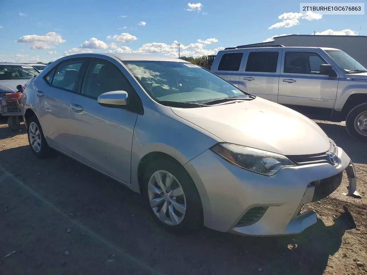 2016 TOYOTA COROLLA VIN 2T1BURHE1GC676863 — фото 4