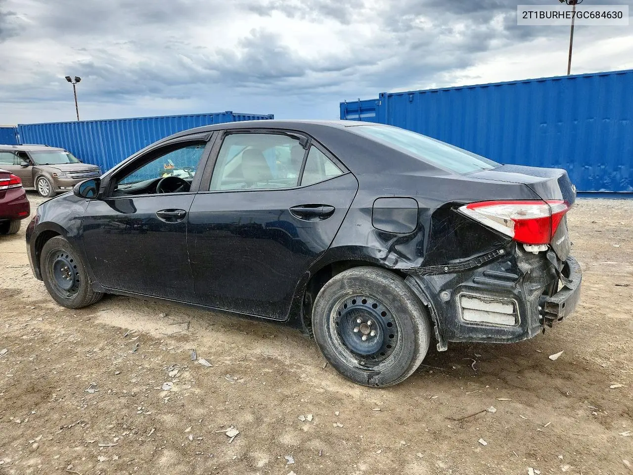 2016 TOYOTA COROLLA VIN 2T1BURHE7GC684630 — фото 2