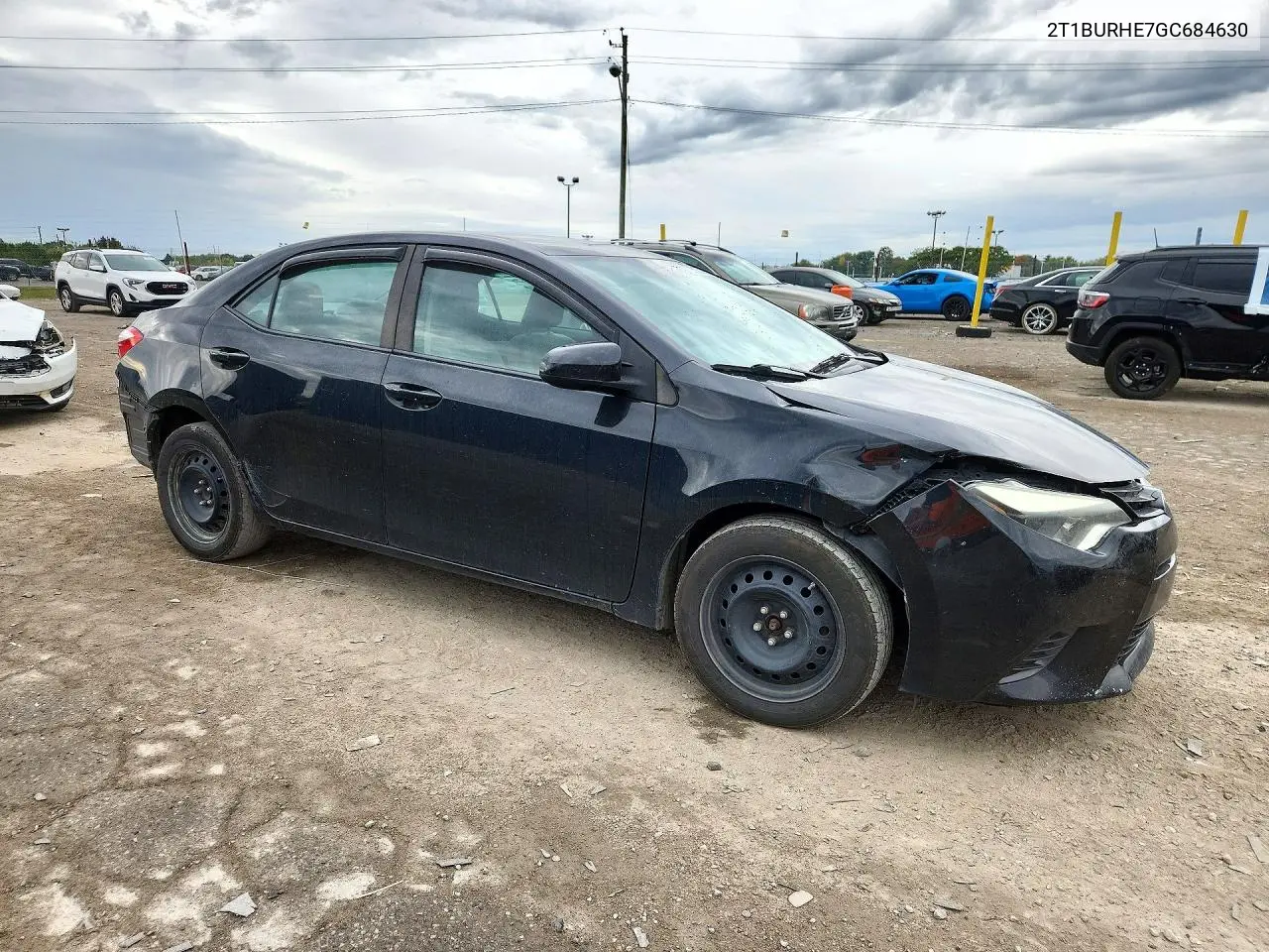 2016 TOYOTA COROLLA VIN 2T1BURHE7GC684630 — фото 4