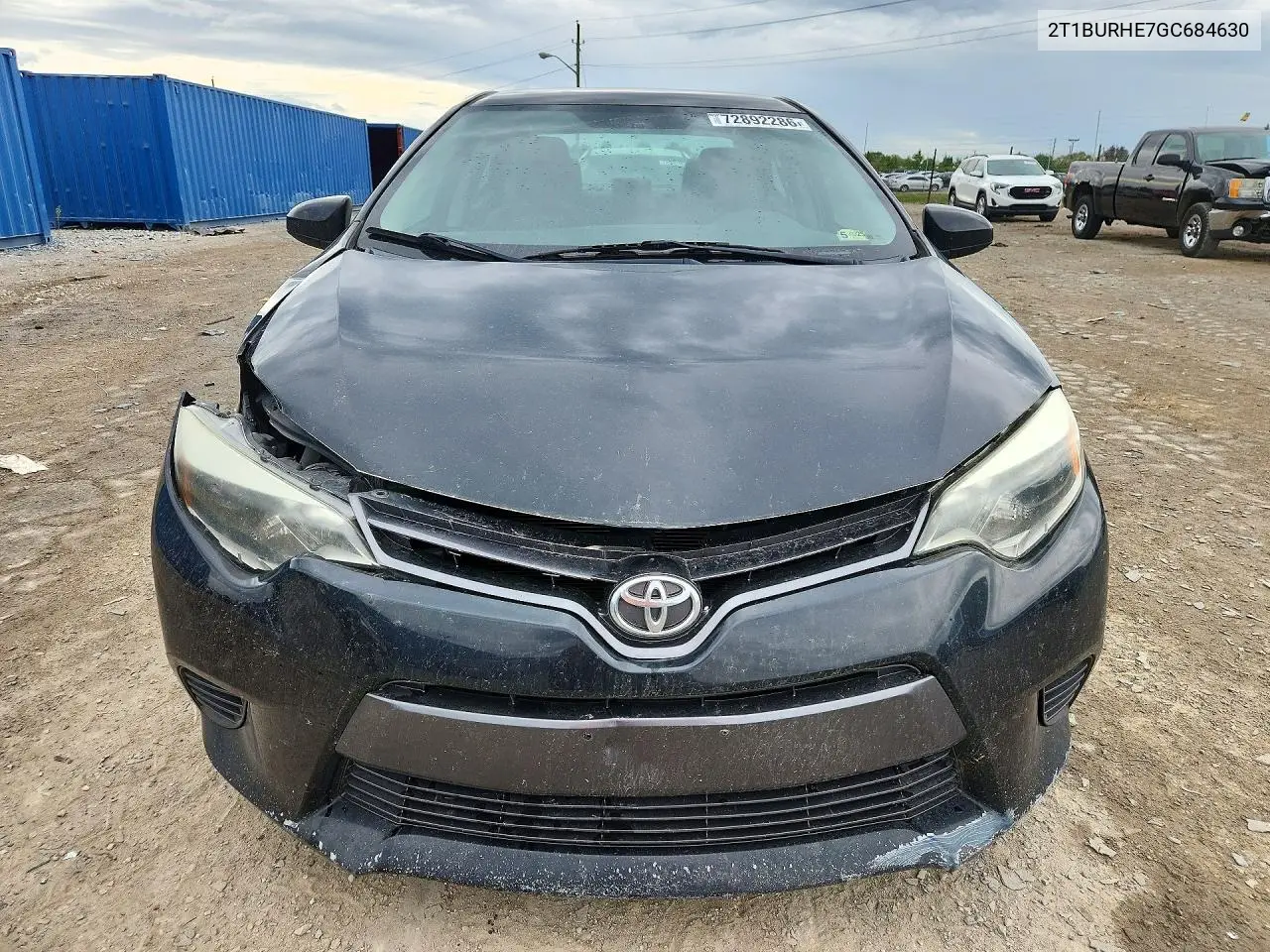 2016 TOYOTA COROLLA VIN 2T1BURHE7GC684630 — фото 5