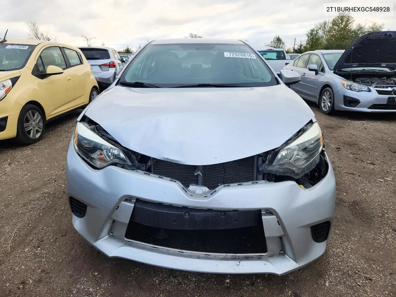 2016 TOYOTA COROLLA VIN 2T1BURHEXGC548928 — фото 5