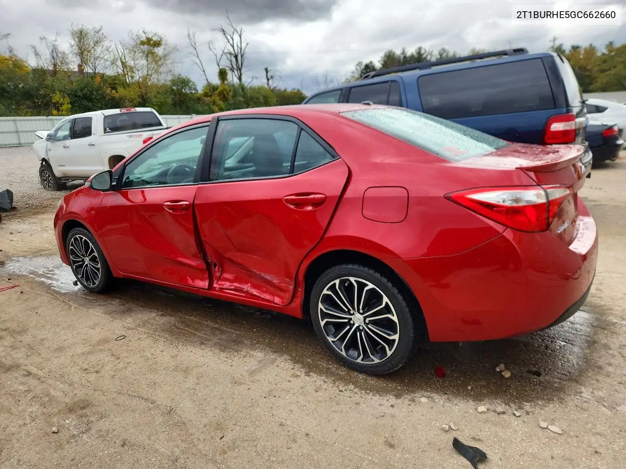 2016 TOYOTA COROLLA VIN 2T1BURHE5GC662660 — фото 2