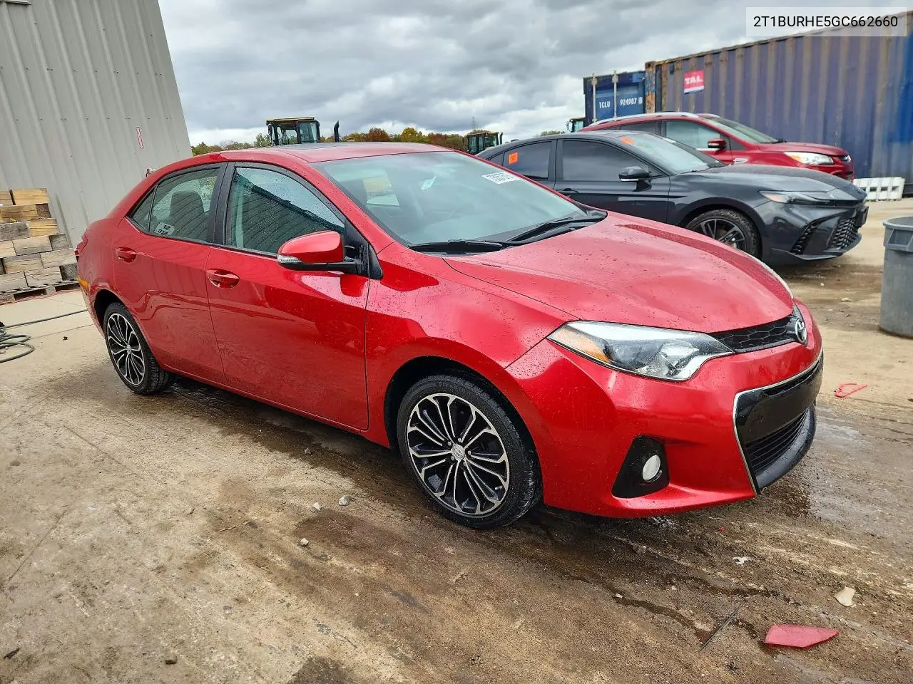 2016 TOYOTA COROLLA VIN 2T1BURHE5GC662660 — фото 4