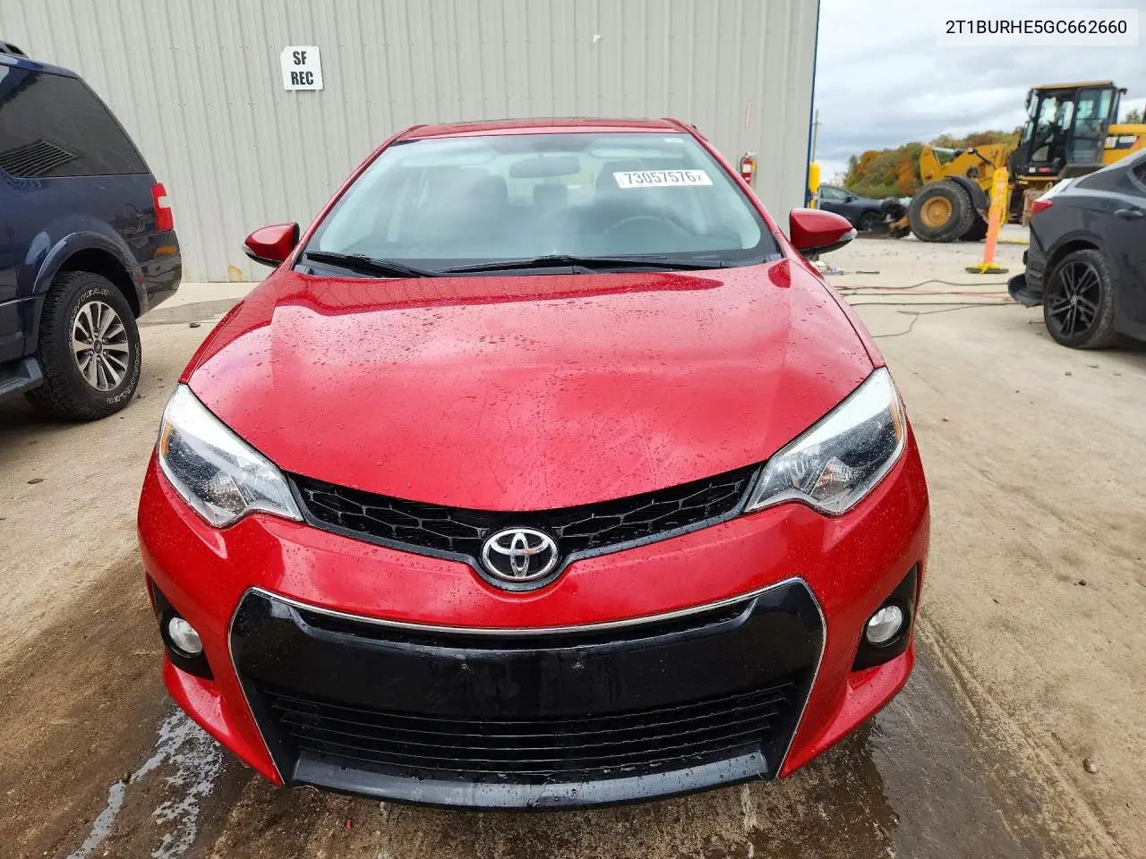 2016 TOYOTA COROLLA VIN 2T1BURHE5GC662660 — фото 5