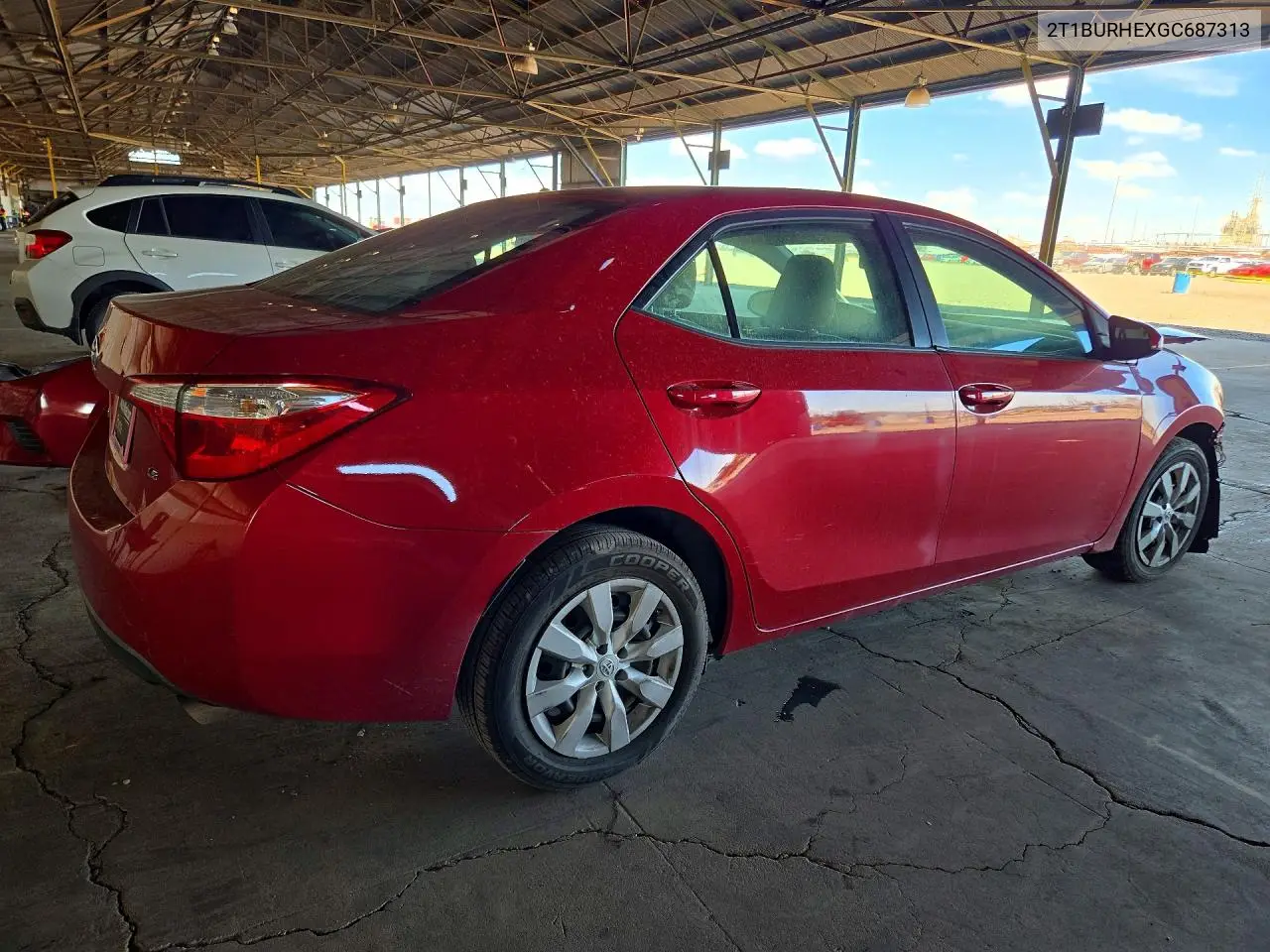 2016 TOYOTA COROLLA VIN 2T1BURHEXGC687313 — фото 3