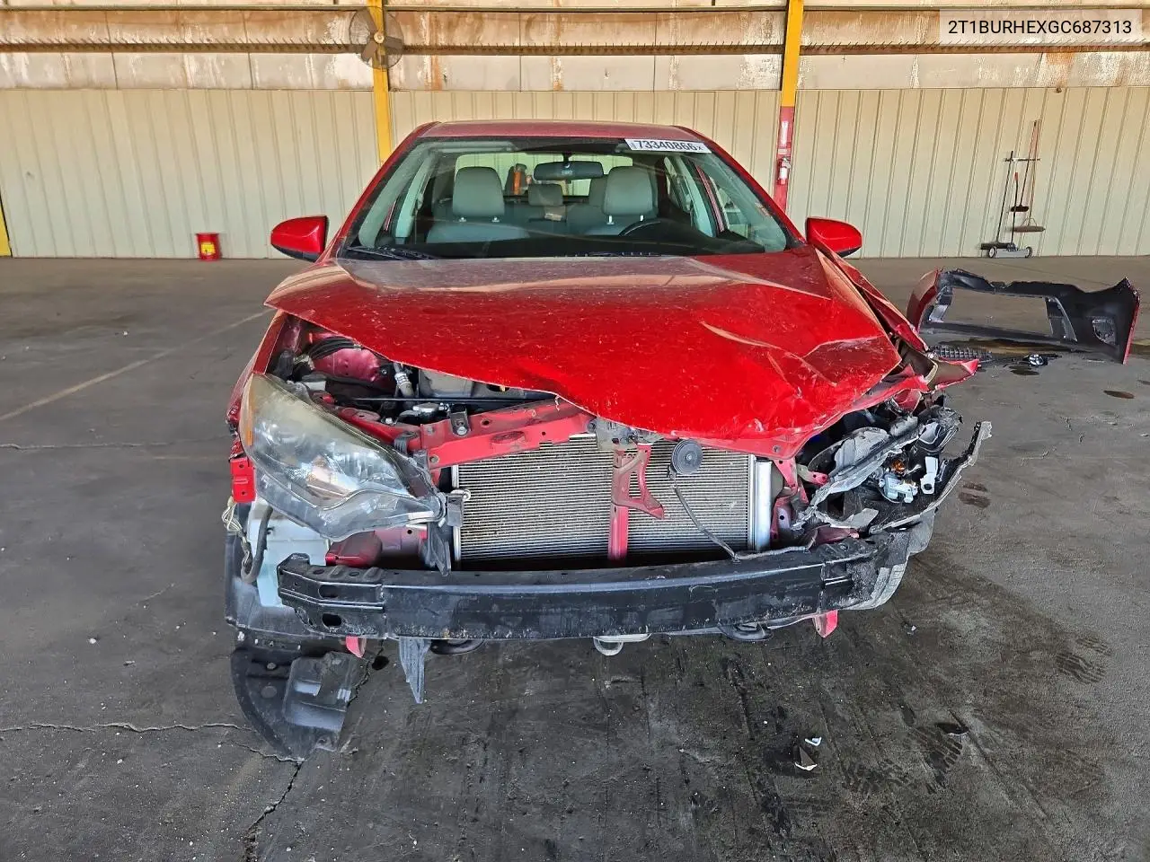 2016 TOYOTA COROLLA VIN 2T1BURHEXGC687313 — фото 5