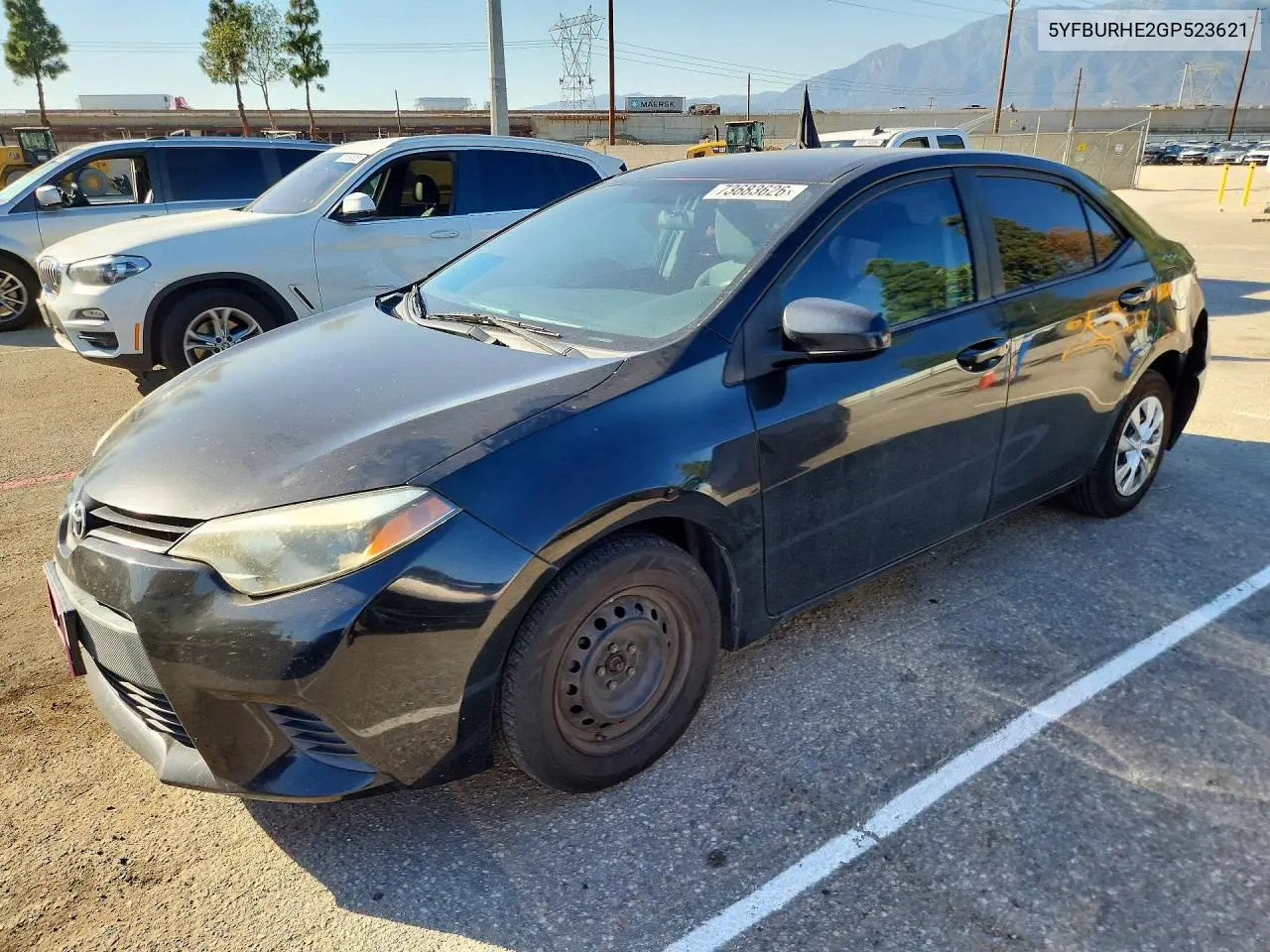 TOYOTA COROLLA 2016, VIN 5YFBURHE2GP523621