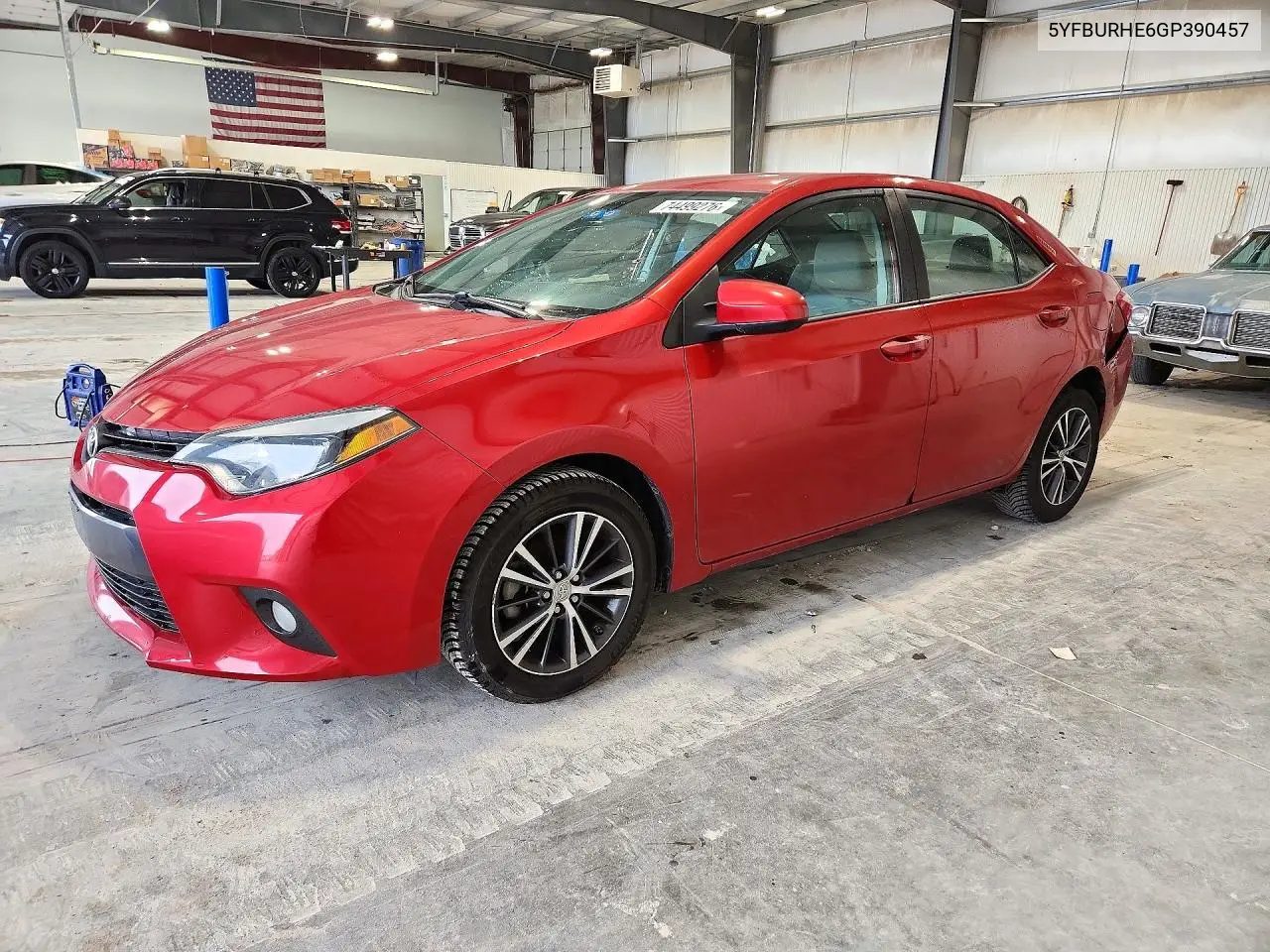 TOYOTA COROLLA 2016, VIN 5YFBURHE6GP390457