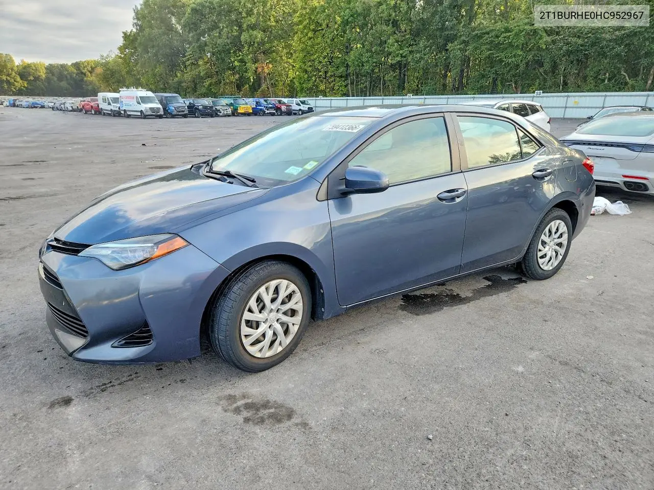 TOYOTA COROLLA 2017, VIN 2T1BURHE0HC952967