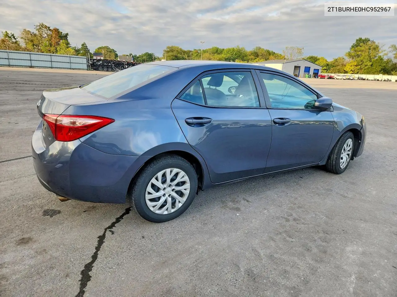 2017 TOYOTA COROLLA VIN 2T1BURHE0HC952967 — фото 3