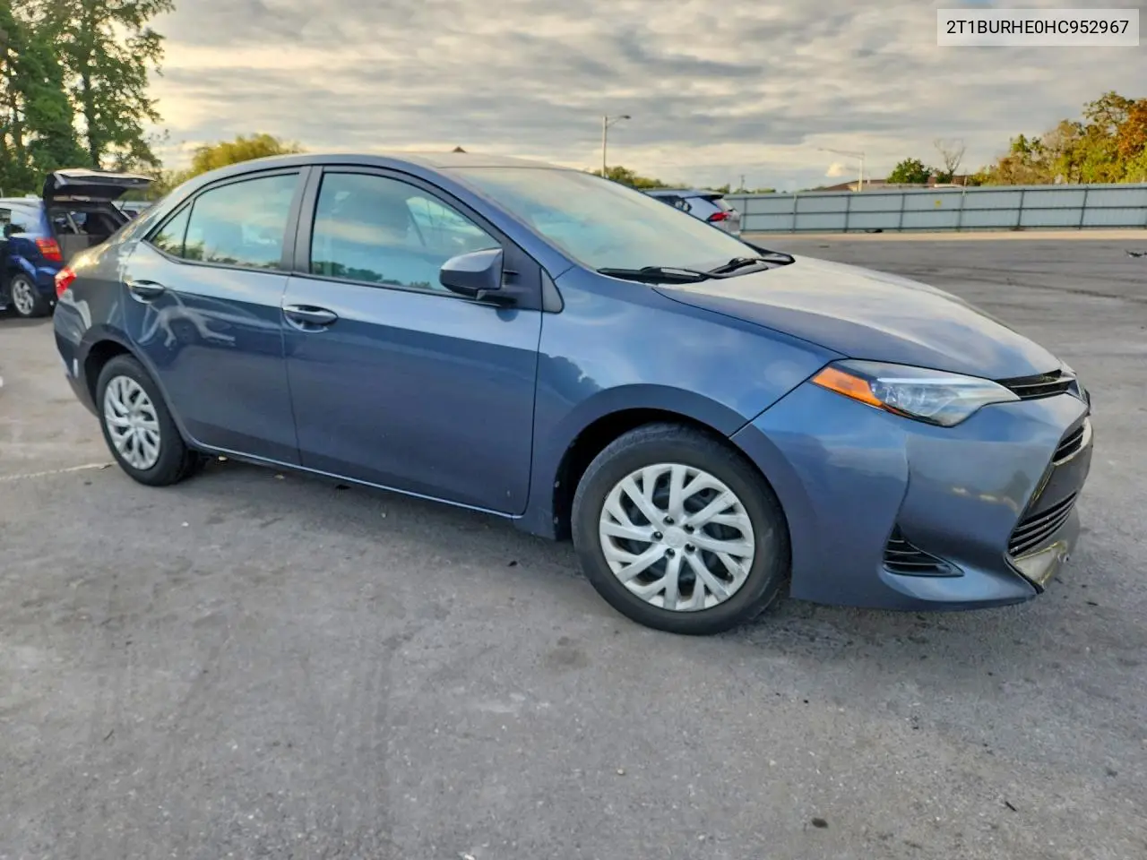 2017 TOYOTA COROLLA VIN 2T1BURHE0HC952967 — фото 4