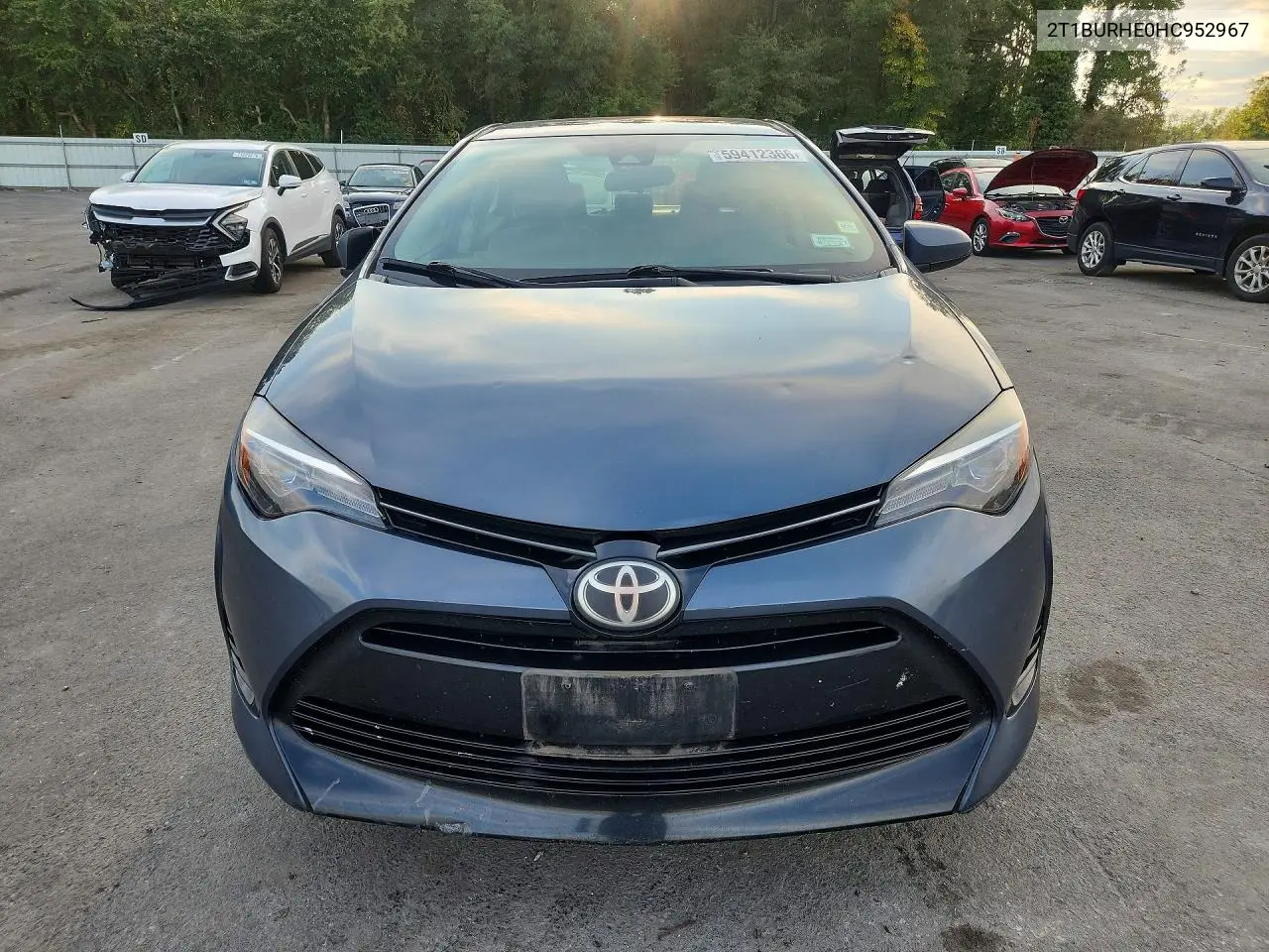 2017 TOYOTA COROLLA VIN 2T1BURHE0HC952967 — фото 5