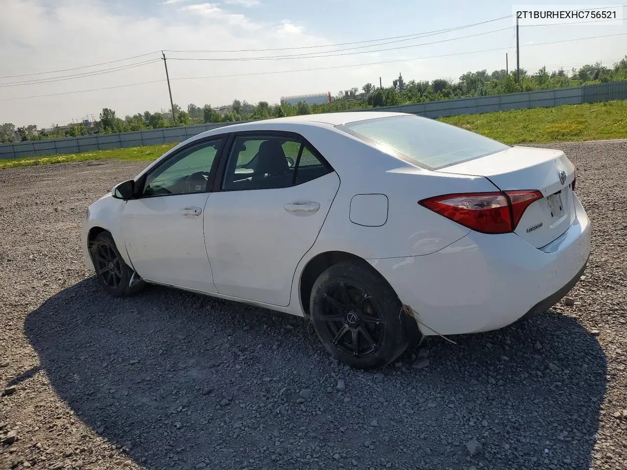 2017 TOYOTA COROLLA VIN 2T1BURHEXHC756521 — фото 2