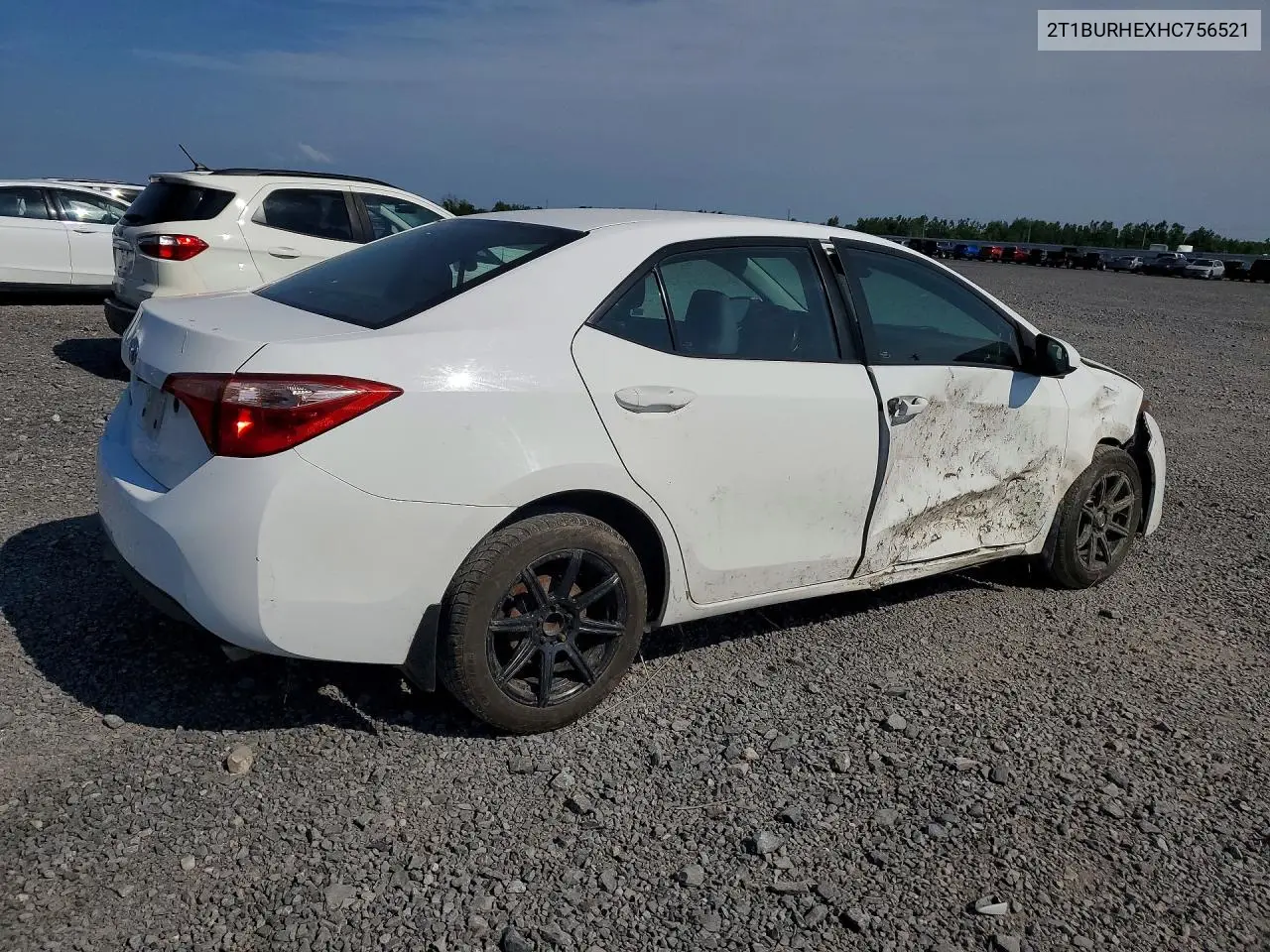 2017 TOYOTA COROLLA VIN 2T1BURHEXHC756521 — фото 3