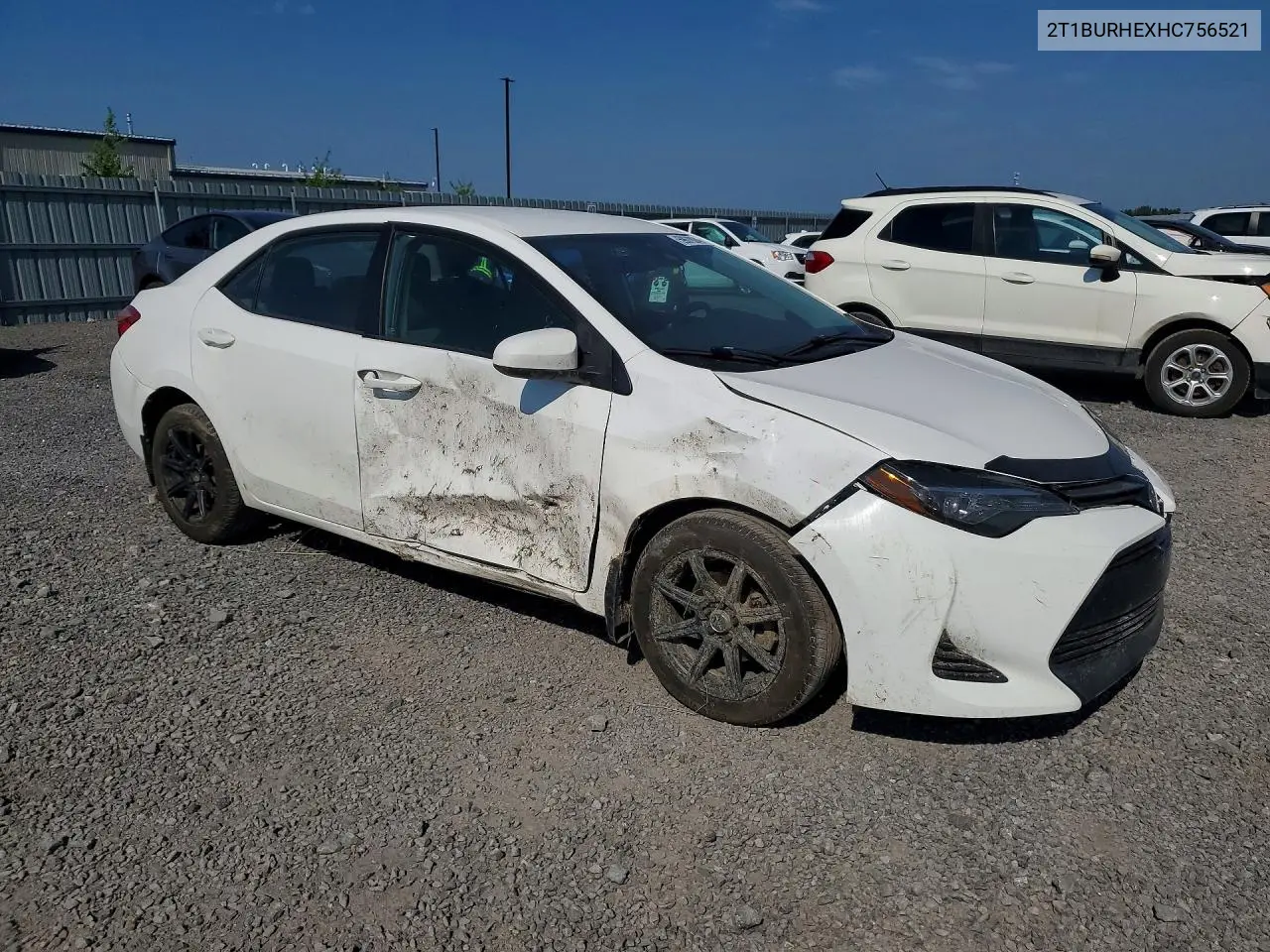 2017 TOYOTA COROLLA VIN 2T1BURHEXHC756521 — фото 4