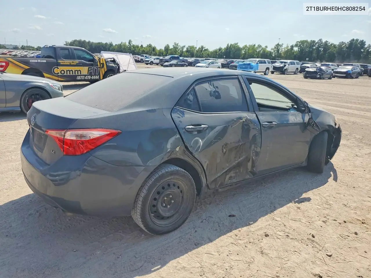 2017 TOYOTA COROLLA VIN 2T1BURHE0HC808254 — фото 3