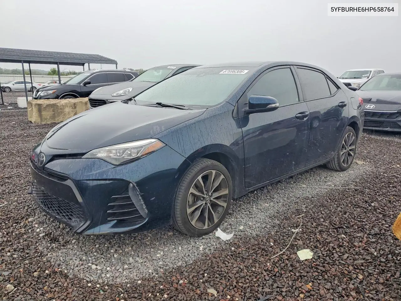 TOYOTA COROLLA 2017, VIN 5YFBURHE6HP658764