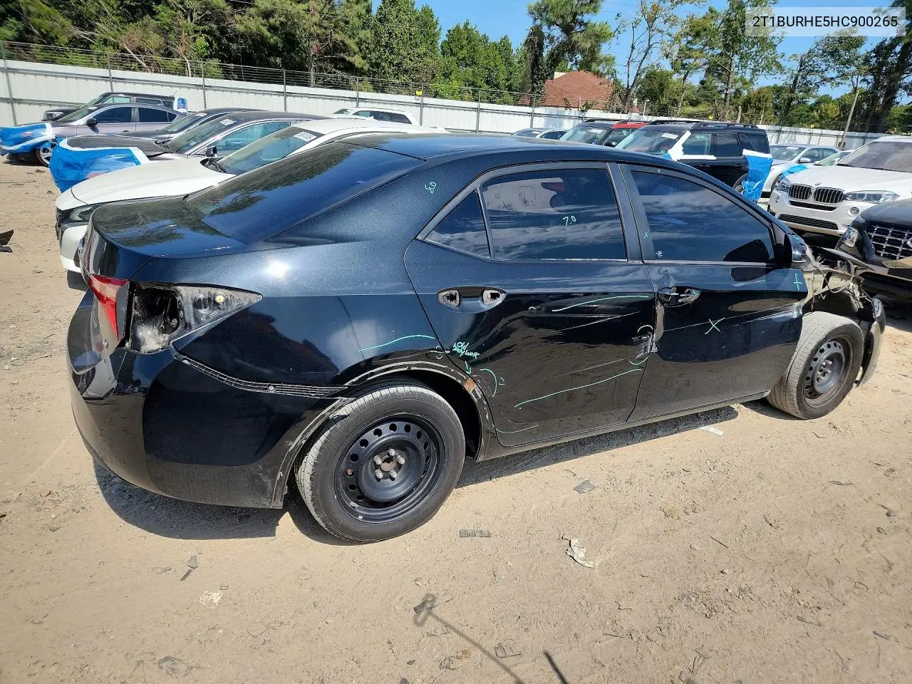 2017 TOYOTA COROLLA VIN 2T1BURHE5HC900265 — фото 3