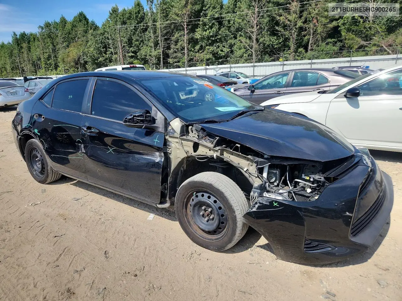 2017 TOYOTA COROLLA VIN 2T1BURHE5HC900265 — фото 4
