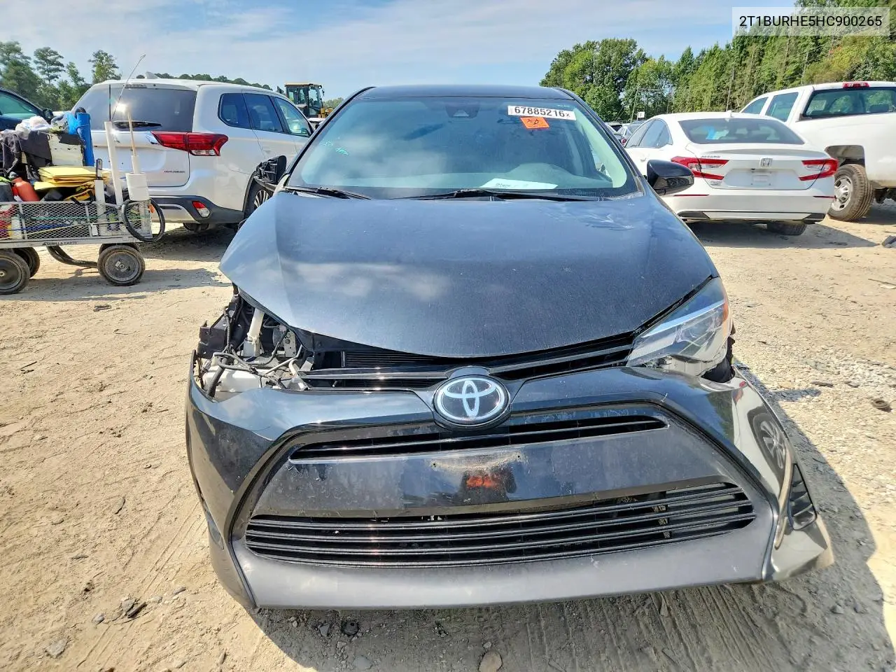 2017 TOYOTA COROLLA VIN 2T1BURHE5HC900265 — фото 5