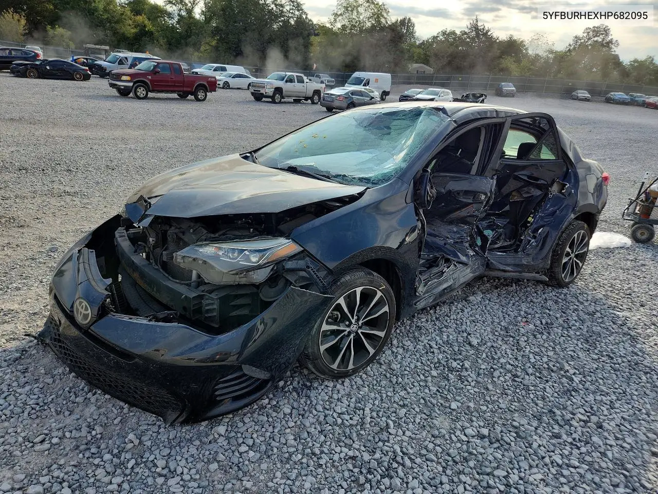 TOYOTA COROLLA 2017, VIN 5YFBURHEXHP682095