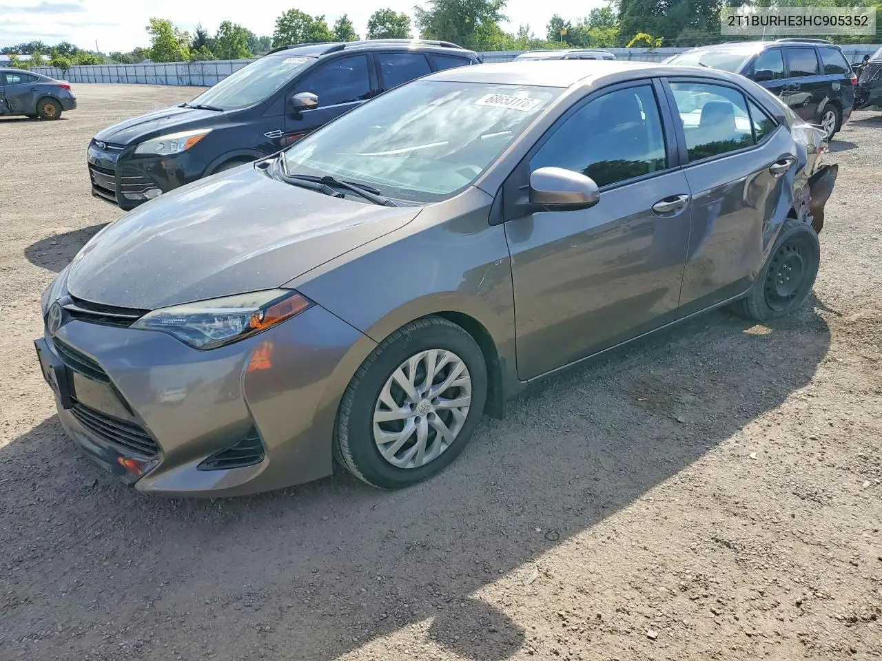TOYOTA COROLLA 2017, VIN 2T1BURHE3HC905352