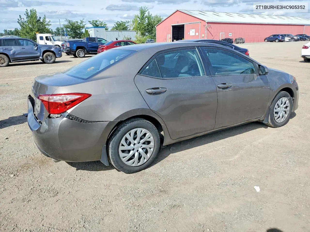 2017 TOYOTA COROLLA VIN 2T1BURHE3HC905352 — фото 3