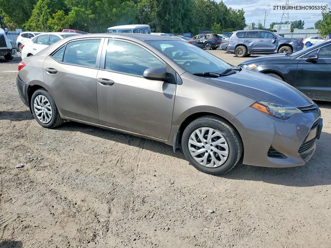 2017 TOYOTA COROLLA VIN 2T1BURHE3HC905352 — фото 4