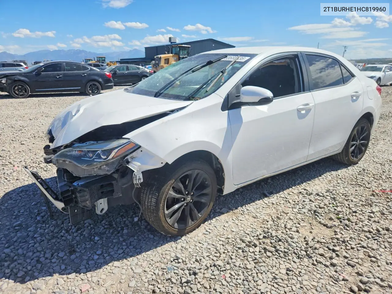 TOYOTA COROLLA 2017, VIN 2T1BURHE1HC819960