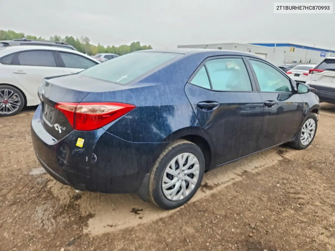 2017 TOYOTA COROLLA VIN 2T1BURHE7HC870993 — фото 3